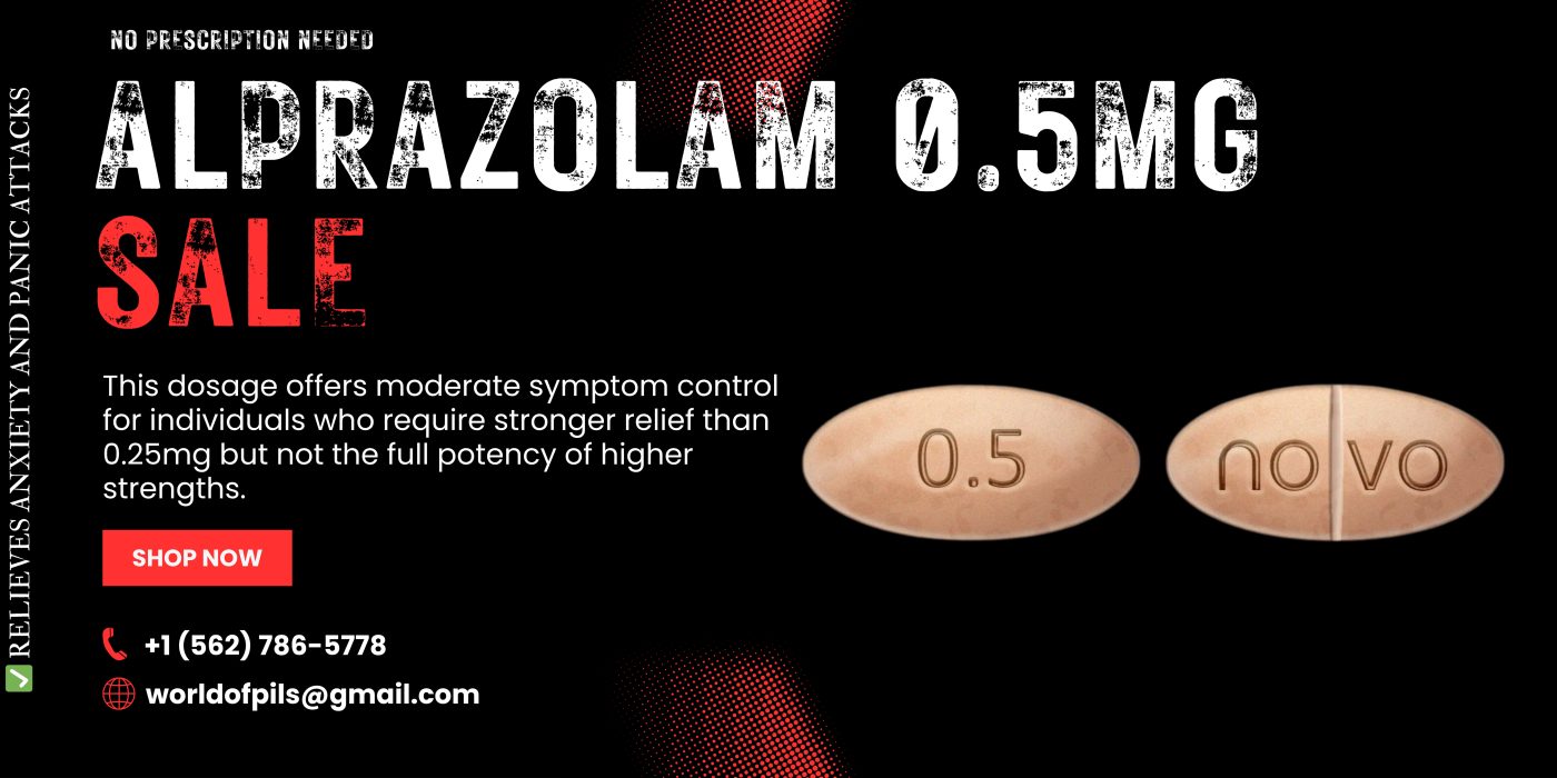 Alprazolam 0.5mg Online – Fast Relief for Anxiety, Panic & Stress 10 Alprazolam 0.5mg
